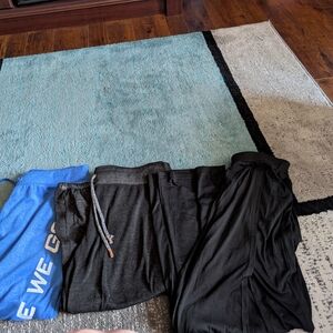 Black and Blue Jogger Pants Set